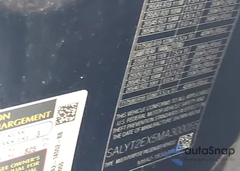 2021 Land Rover Range Rover Velar P250 R-Dynamic S z USA, uszkodzony, nr VIN SALYT2EX5MA300055